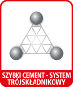 Ikona - Szybki cement - system trójskładnikowy 